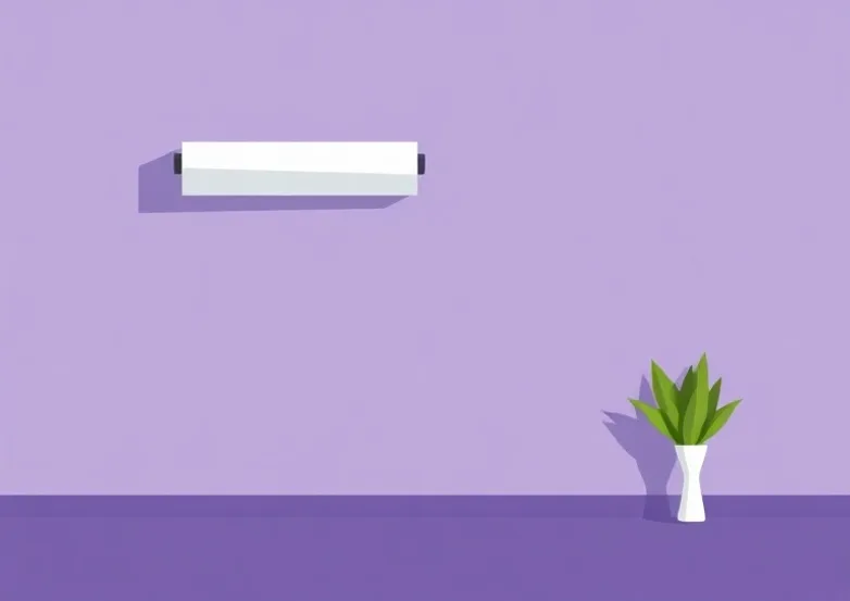 Pose de papier peint, rouleau et brosse à maroufler